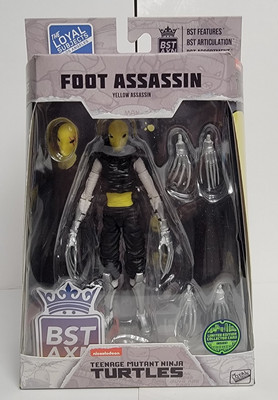 TMNT Loyal Subjects BST AXN- Teenage Mutant Ninja Turtles Foot Assassin Yellow