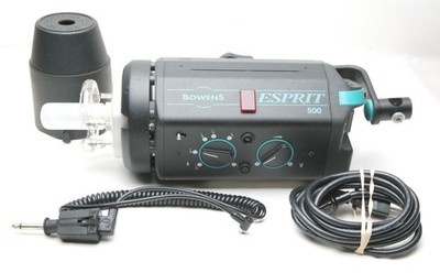 Bowens Esprit 500 Studio Monolight W/Speed Ring & 2 Sync Cords. Tested. England.