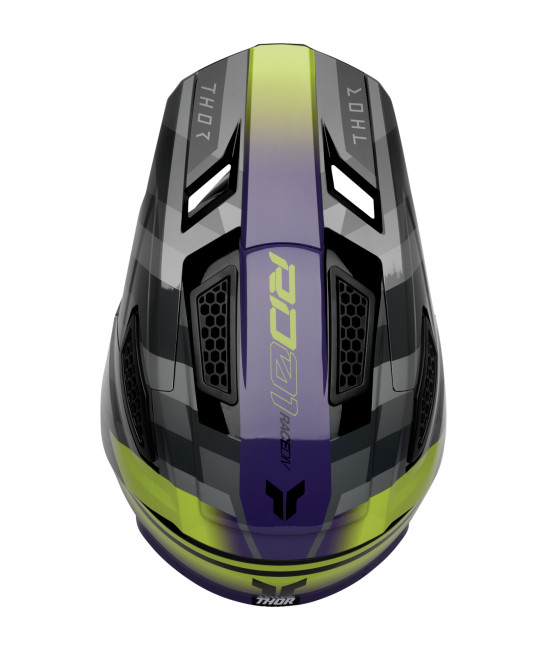 Thor Fleet Adults MX Helmet Motocross Dirt Bike ATV Whiteout Blackout Colors