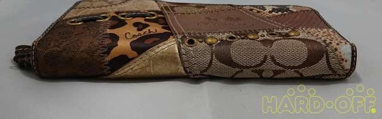 COACH 42002 Patchwork Zip Around Wallet Multicolo… - image 4
