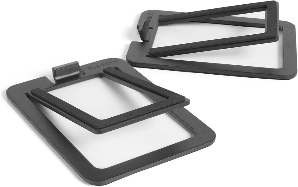 Audioengine A2+ Wireless Bluetooth Speakers Black w/ Kanto Steel Stands - New - Image 2 of 4