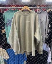 Fear of God Essentials Seafoam Crewneck Sweatshirt Size XXL New With Tags