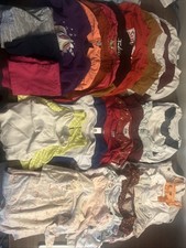 Baby Clothes Lot Of 32 Pieces Baby Lots Range From 0-3. All Tops , 3 Pants
