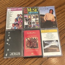 Vintage Cassettes Christian/Gospel Music Lot Of 6