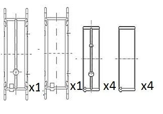 FAI AutoParts Kurbelwellenlager BM1068-025 FüR Hyundai KIA-image