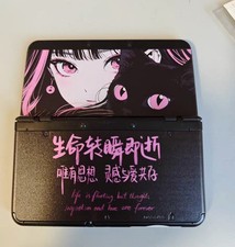 Nintendo New 3DS Replacement Housing Shell cover Custom Anime Girl Pink Crosses