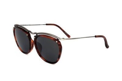 Dries Van Noten by Linda Farrow Sonnenbrille DVN85 C4 RED 50/16/135 Damen