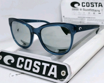COSTA DEL MAR teal/silver mirror BIMINI polarized 580G sunglasses