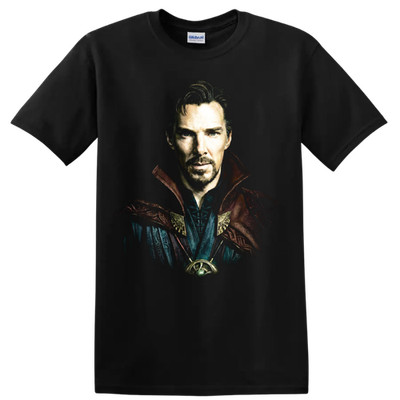 Doctor Strange Movie T Shirt Mystic Sorcerer Portrait Fantasy Graphic Art Tee