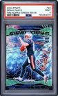 2024 PrIzm #22 Drake Maye Fireworks Green Wave Graded Card PSA 9 MINT