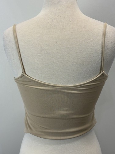 La Perla Cropped Cami Nude Sz 42 Women’s Built In Bra Tank Top - Picture 3 of 7
