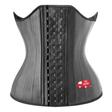 25 Steel Bones Latex Waist Trainer Corset Shapewear Slimming Body Girdle