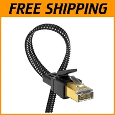 Cat8 Ethernet Cable 100ft - Flat Design Indoor/Outdoor Cord