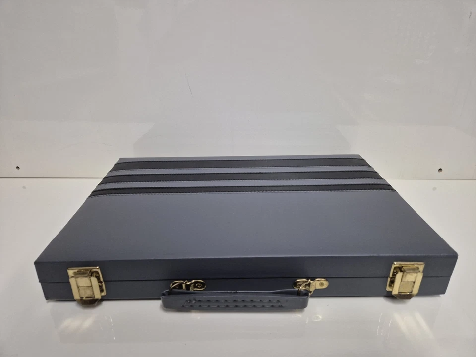 Brettspiel Backgammon im Koffer Gesellschaftsspiel neuwertig und vollständig! - Bild 4 von 4