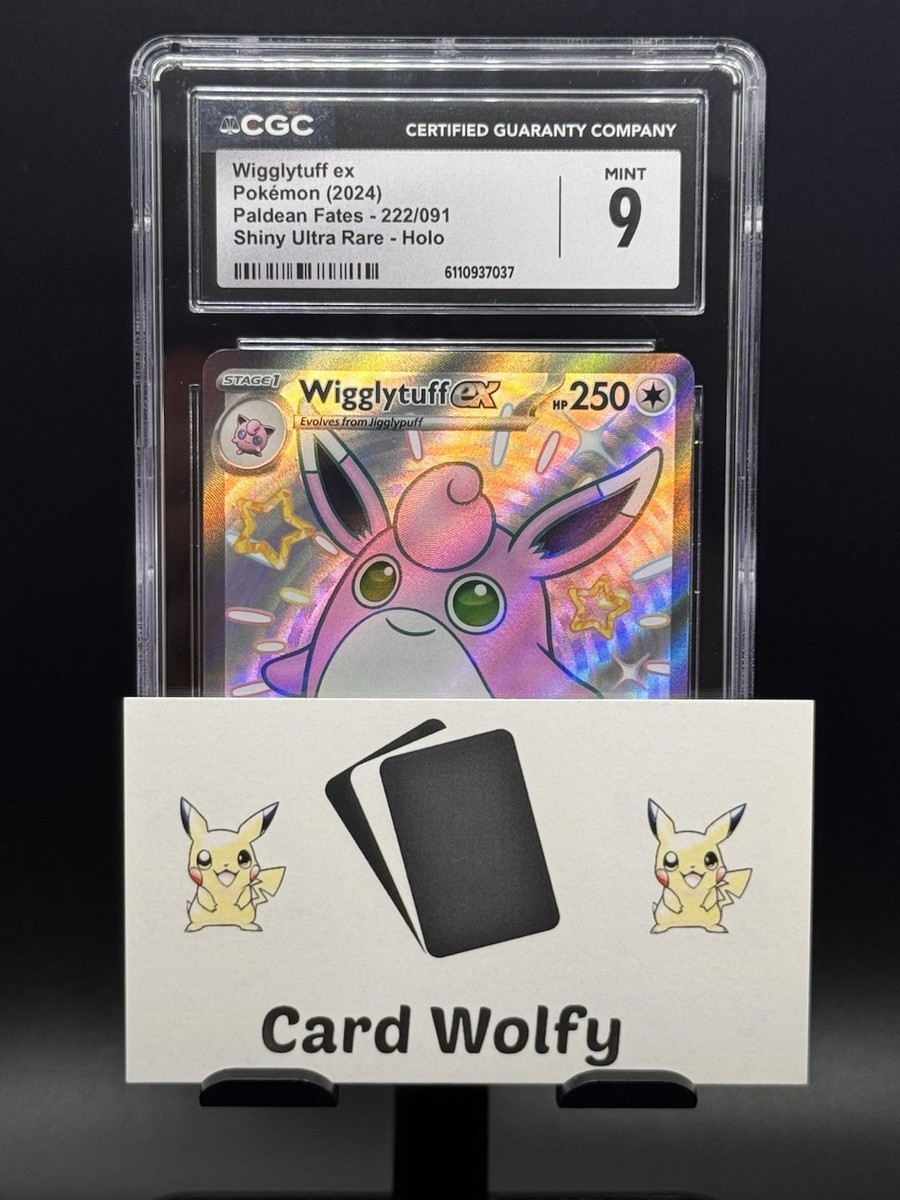 Wigglytuff ex 222/091 SV: Paldean Fates Holo for sale online | eBay