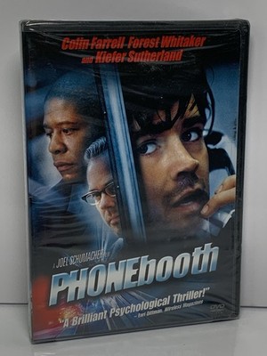 Phone Booth DVD 2002 Colin Farrell Forest Whitaker Kiefer Sutherland New Sealed