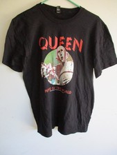 Queen News Of The World 100 Cotton T-Shirt Size Medium Black