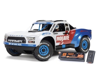 ARRMA MOJAVE GROM 223S BLX 1:16 Small-Scale 4x4 Desert Truck weiß RTR ARA2304ST2