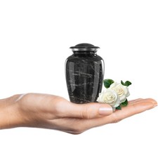 Small Handcrafted Urn for Ashes Keepsake Mini Cremation Urns for Human Ashes...