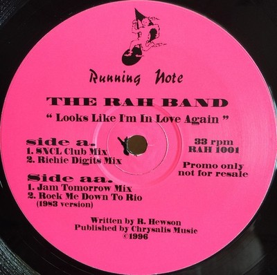 Rah Band, The* - Looks Like I'm In Love Again (12'', Promo)
