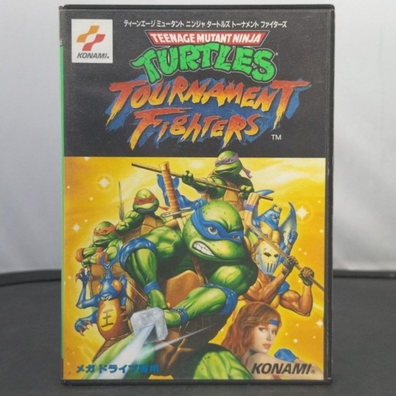 KONAMI TMNT Tournament Fighters Mega Drive Retro Game Software