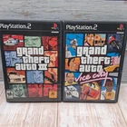 (Lot of 2 PS2 Games) Grand Theft Auto III And GTA Vice City CIB Maps/Manual