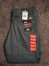 Dickies Men's 874 Flex Gray Original Fit Uniform Work Pants Size 40x30 NWT