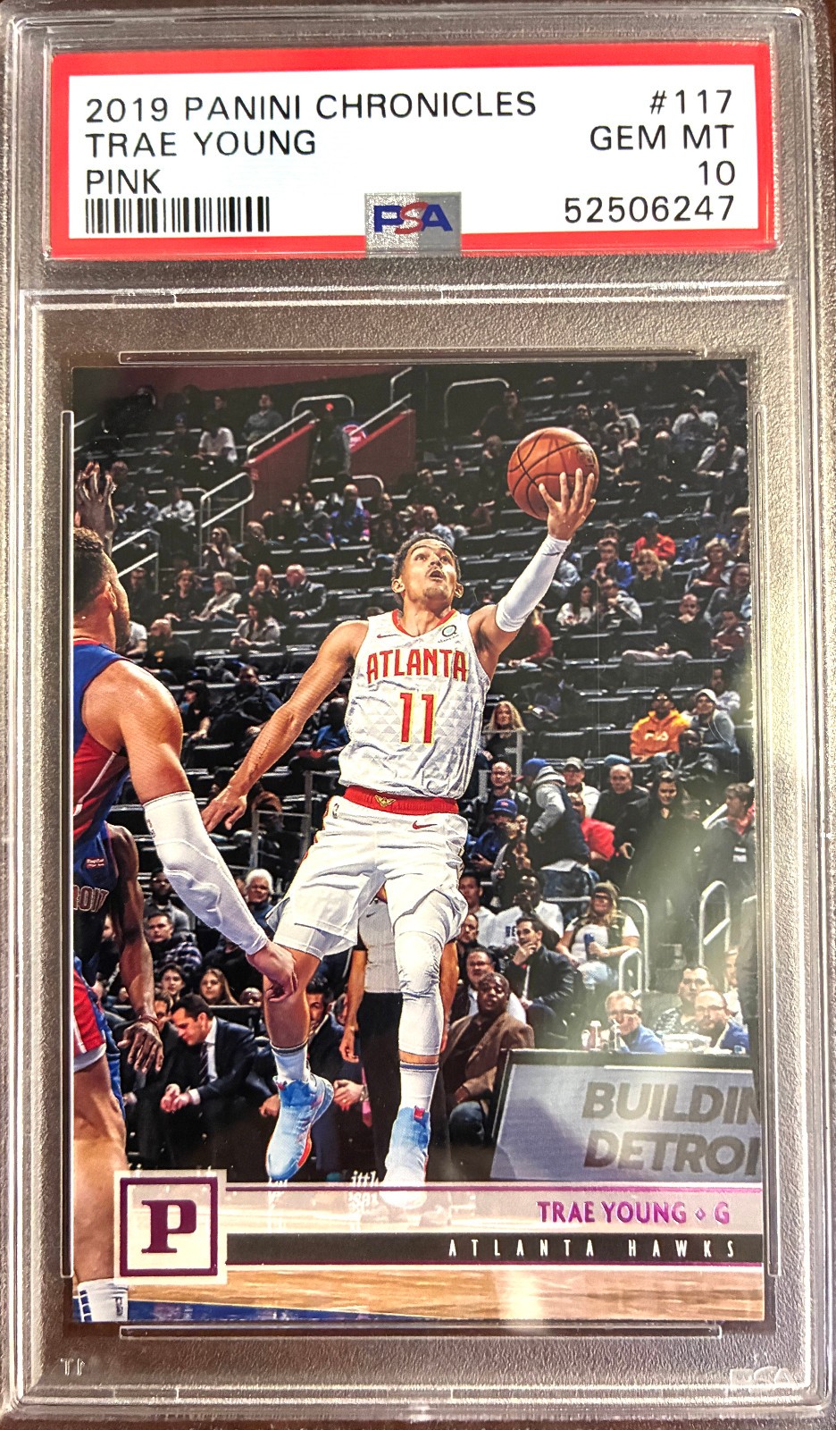 2019 Panini Chronicles #117 TRAE YOUNG Pink Parallel PSA 10 GEM MINT Hawks