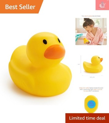 Munchkin White Hot Safety Bath Ducky - Ensures Safe, Fun Bath Times for Kids