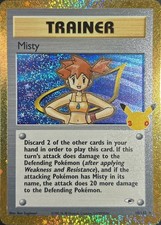 Misty 18/132 Classic Collection Gold Holo 30th Celebration Pokemon Trainer NM on eBay