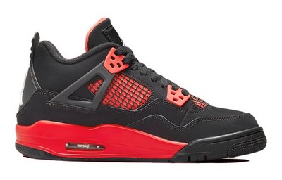 Size 4 (GS) - Jordan 4 Retro Low Red Thunder for sale online | eBay