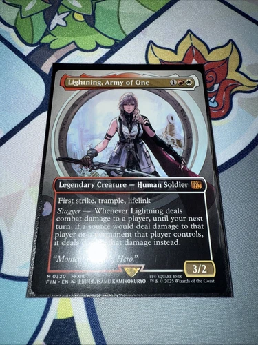 Lightning, Army of One (Borderless) (0320) Final Fantasy Regular