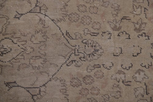 Distressed Muted Traditional Vintage Rug 7x9 Hand-knotted Wool for Living Room - Picture 13 of 24