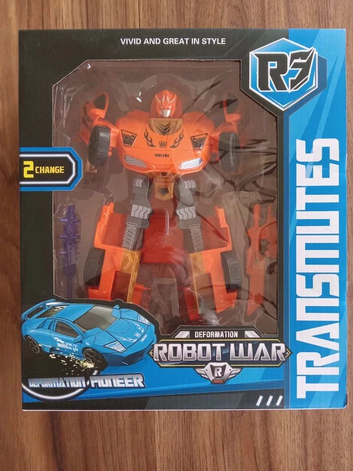 Transmutes Orange Deformation Robot Car War Deformation Pioneer New In Box - Image 2 of 4