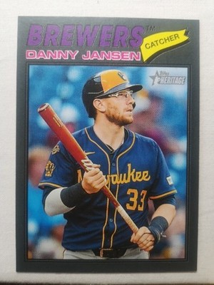 Danny Jansen #347 Short Print SP GREY BORDER -  Brewers - 2026 Topps Heritage