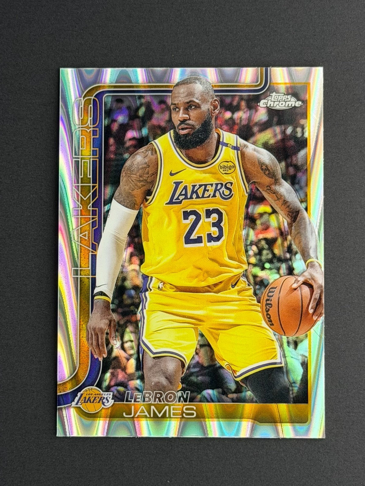 2025-26 Topps Chrome - LeBron James #127 RayWave Refractor