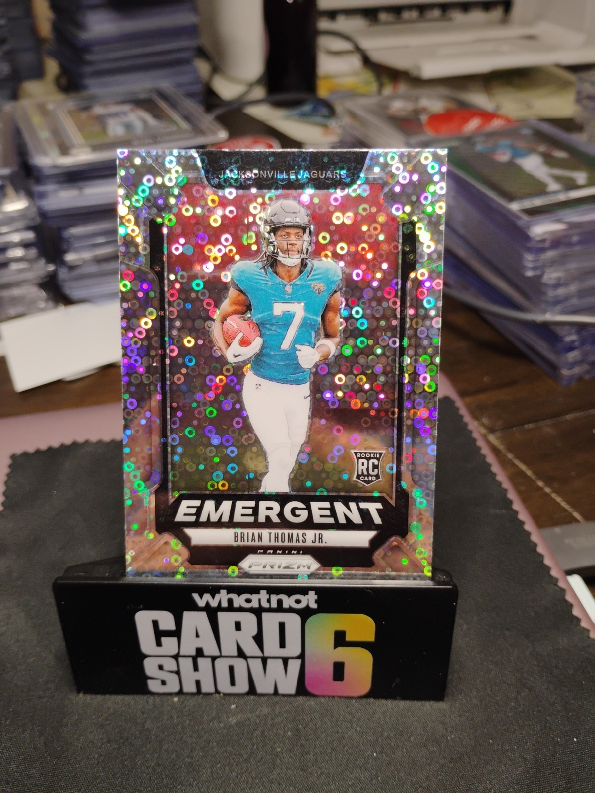 2024 Panini Prizm - Emergent Brian Thomas Jr. #12 No Huddle Prizm (RC)