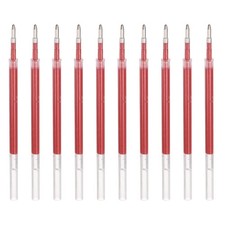 10Pack 1mm Gel Pen Refills for Coloring, Broad Point Sparkle, Red