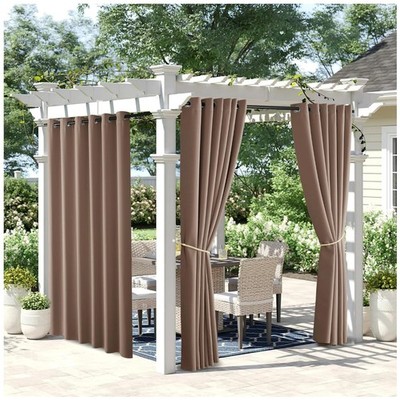 Heavy Weight Privacy Drapes for Pergola - 84'' Waterproof