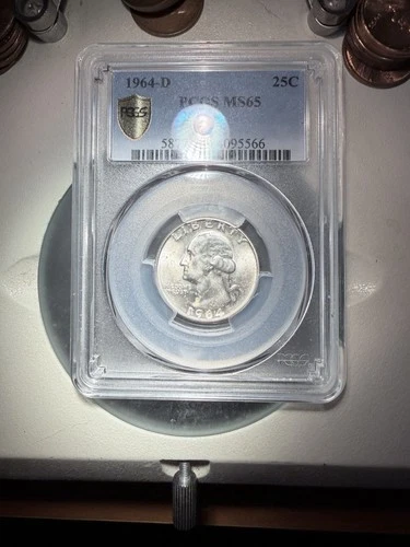 PCGS 1964-D MS65 Washington Quarter