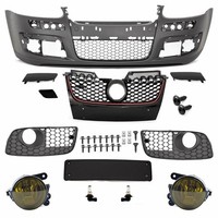 StoßStange Vorne + Nebelscheinwerfer Gelb FüR GTI + ABE + Montageset FüR Golf 5