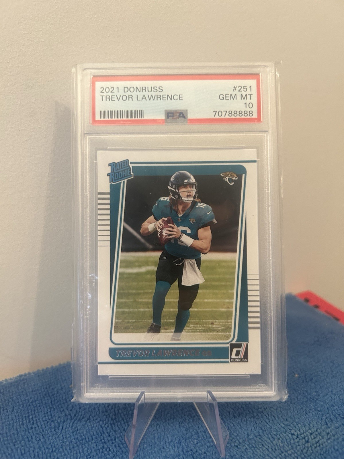 Trevor Lawrence Rated Rookie #251 - 2021 Donruss - PSA 10