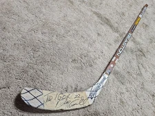 DINO CICCARELLI 94'95 Signed Detroit Red Wings Game Used Hockey Stick NHL COA