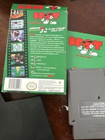 Spot: The Video Game (Nintendo NES, 1990) COMPLETE CIB Authentic Tested! MINT G