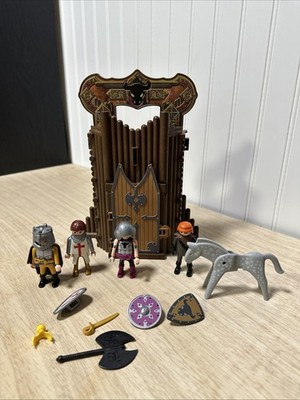 Playmobil 4774 Viking Barbarians Take Along Fort And Figures