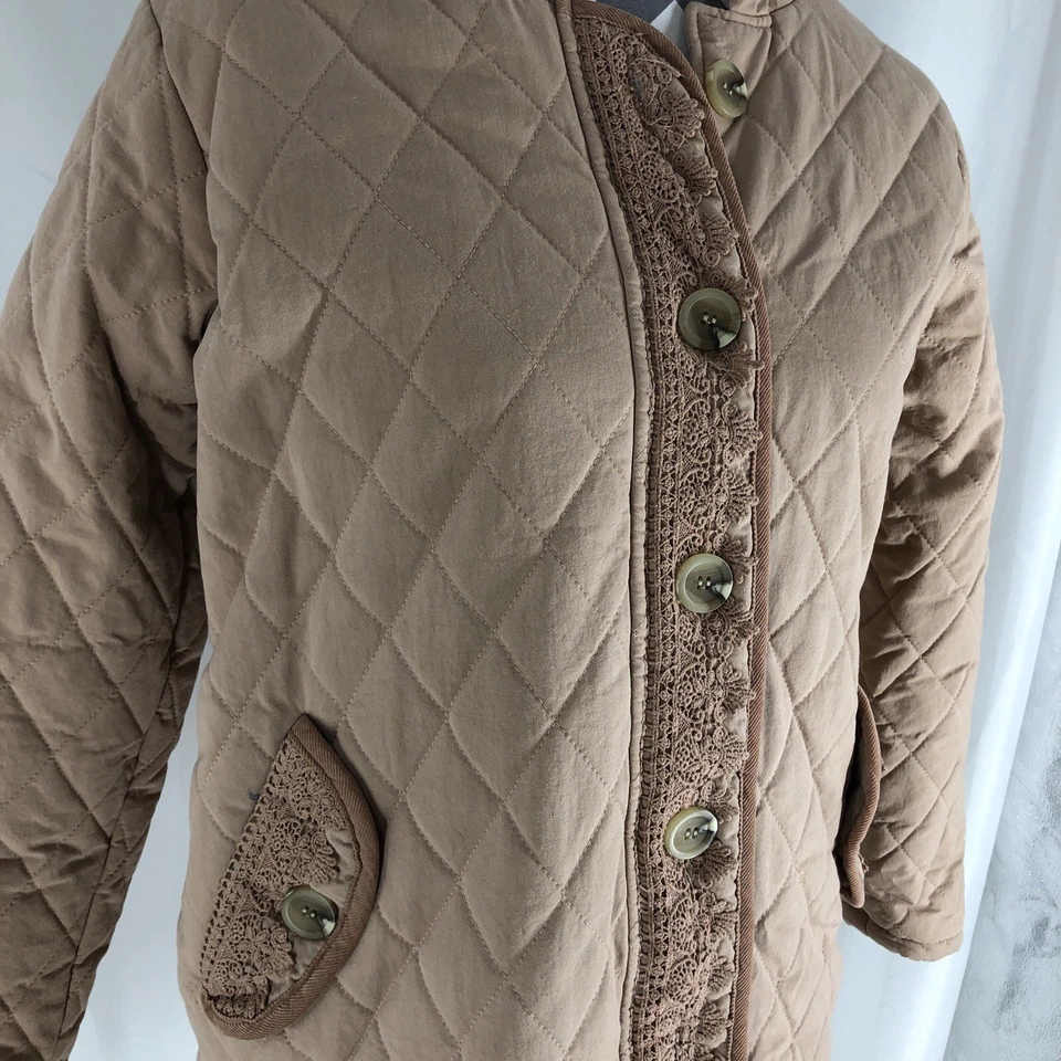 Сделано Bally 100% хлопок с капюшоном стеганая куртка на пуговицах большой - Изображение 3 из 4