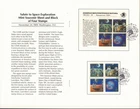 US 1989 JOINT ISSUE WITH RUSSIA FDC CEREMONY PROGRAM AUTOGRAPHED BY COSMONAUT TI
