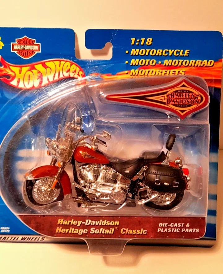 Hot Wheels HARLEY DAVIDSON - Heritage Softail Classic -sous blister - - Photo 2/4