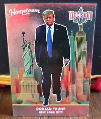 Decision 2024 Donald Trump HOMETOWN Premium Silver Foil Insert