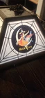 Vintage 1984 Miller High Life Beer Hanging Pool Table Billiards Poker Light Lamp